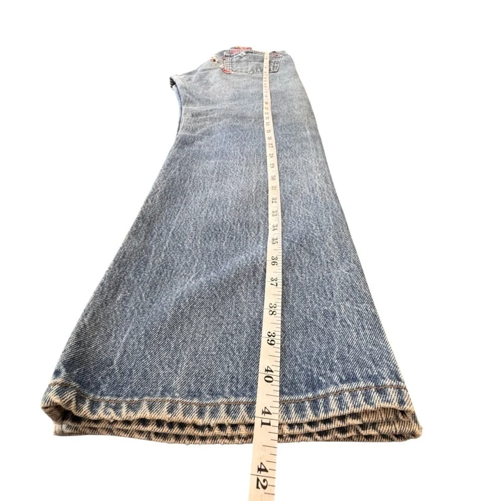 1980s-1990s VTG Levi's 501 Men’s  Jeans Distressed Finish W/ Repaired Rips